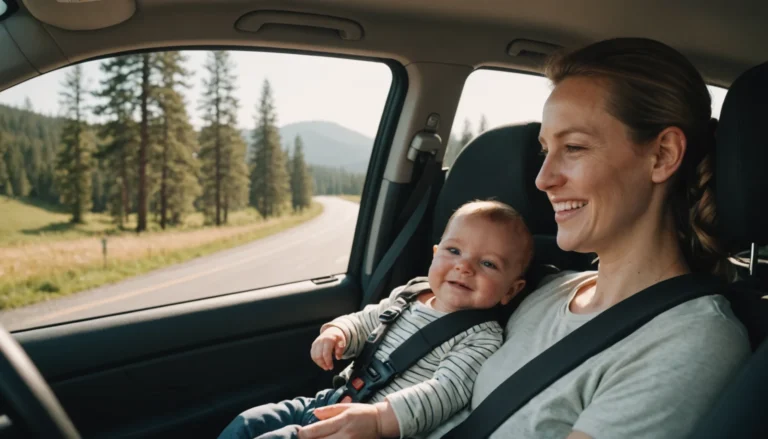 long trajet en voiture avec bébé de 2 mois
