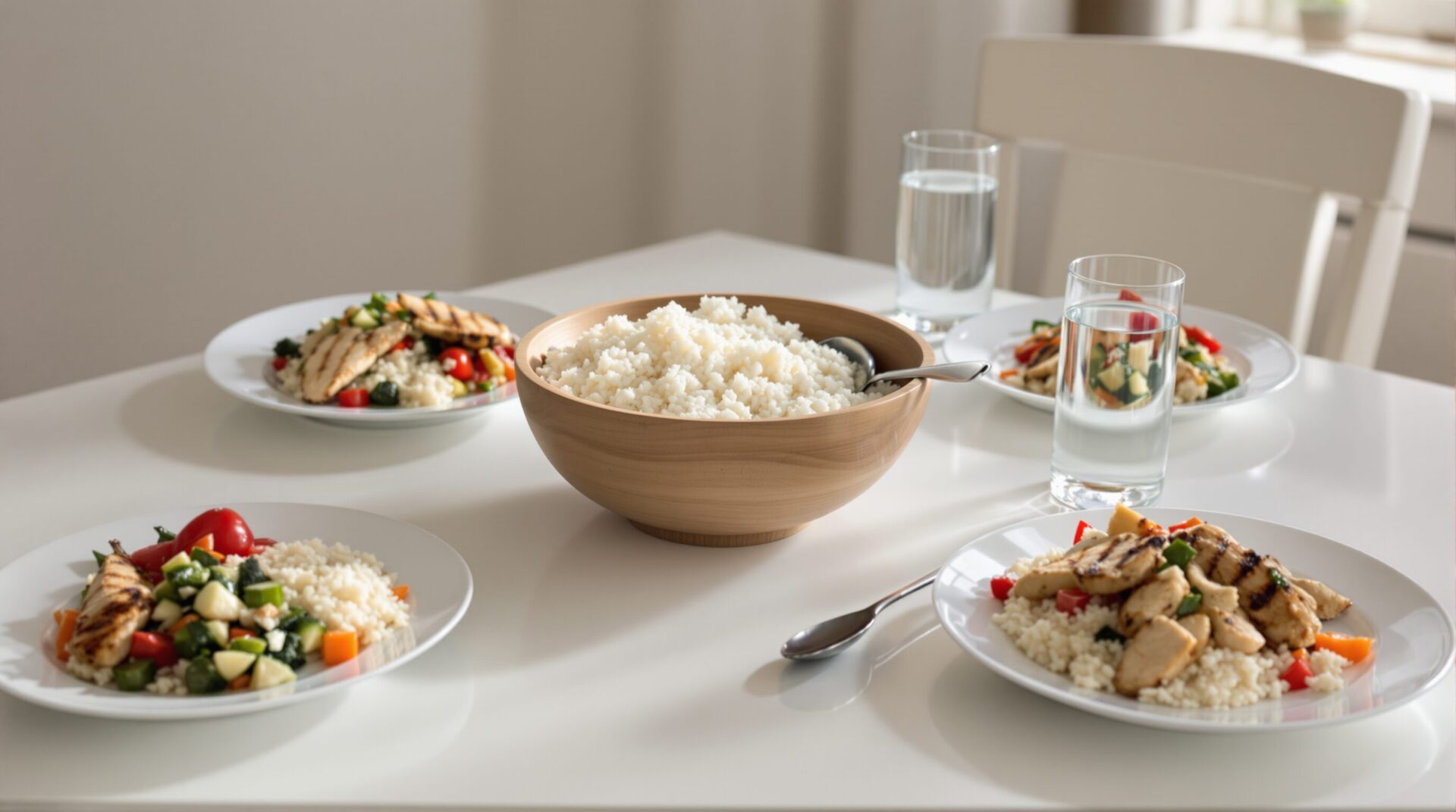 combien de riz par personne