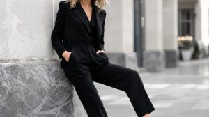 quelle veste porter avec une combinaison noire