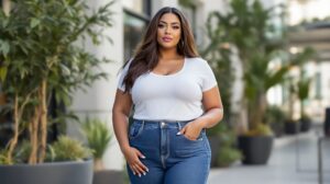 jean mom femme ronde