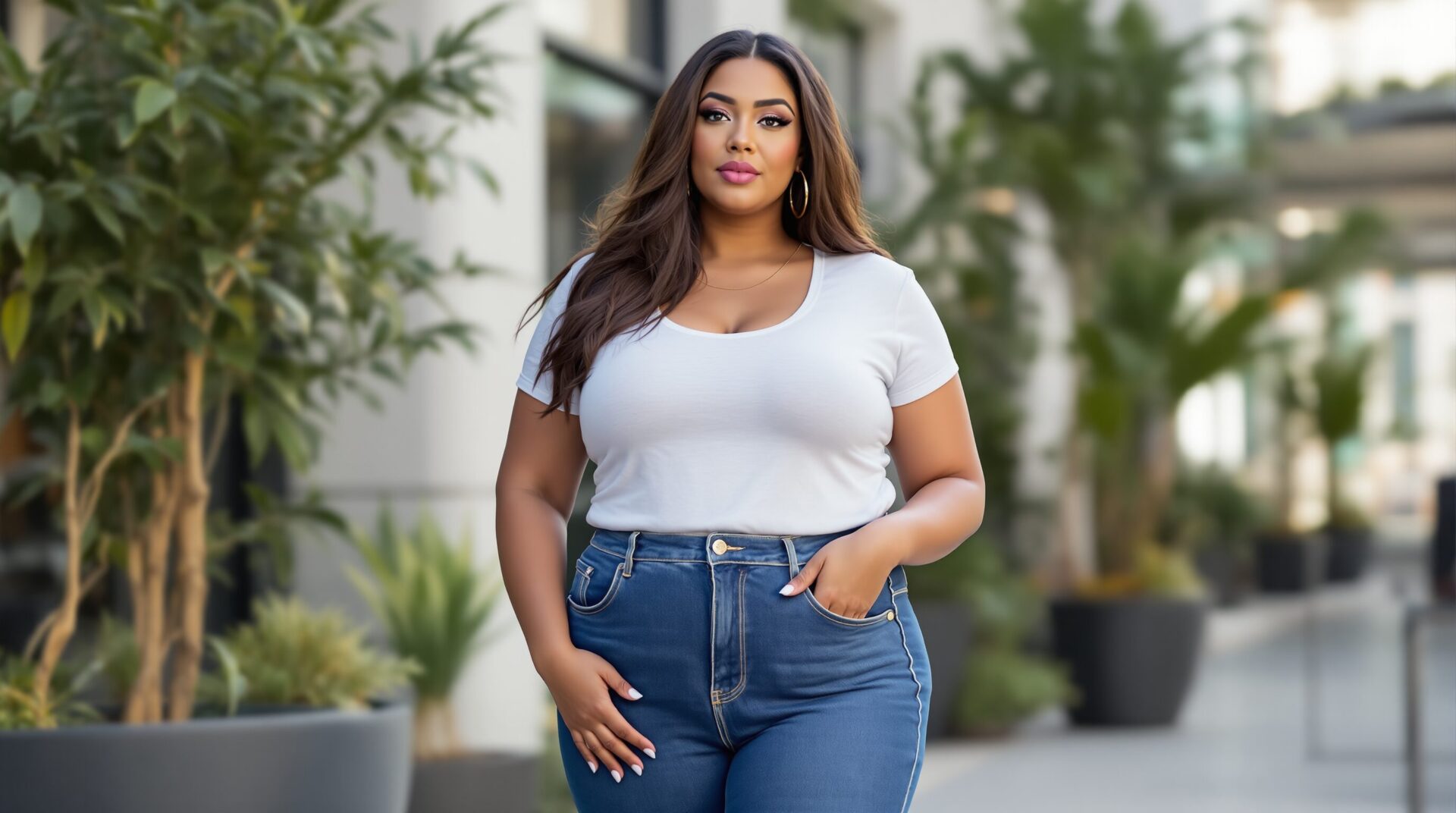 jean mom femme ronde