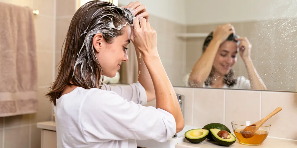 soin maison pour les cheveux abimés