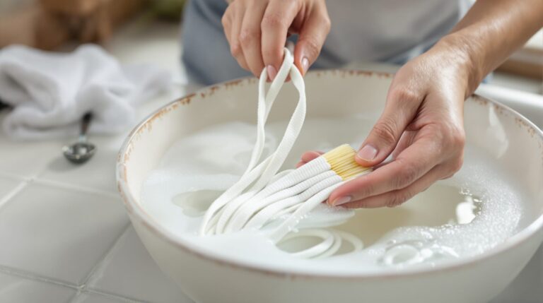 comment nettoyer des lacets blancs à la main