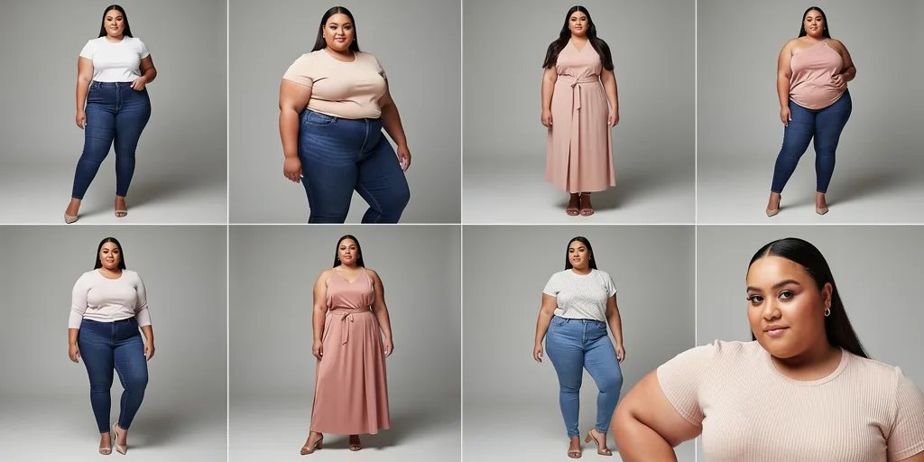 femme au forme genereuse