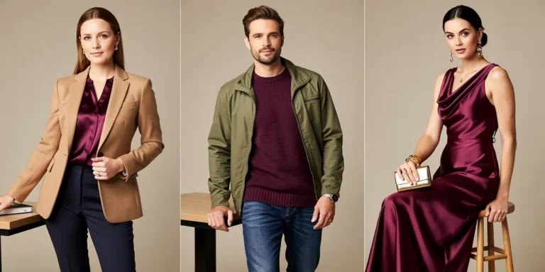 quelle couleur va avec le prune vêtement