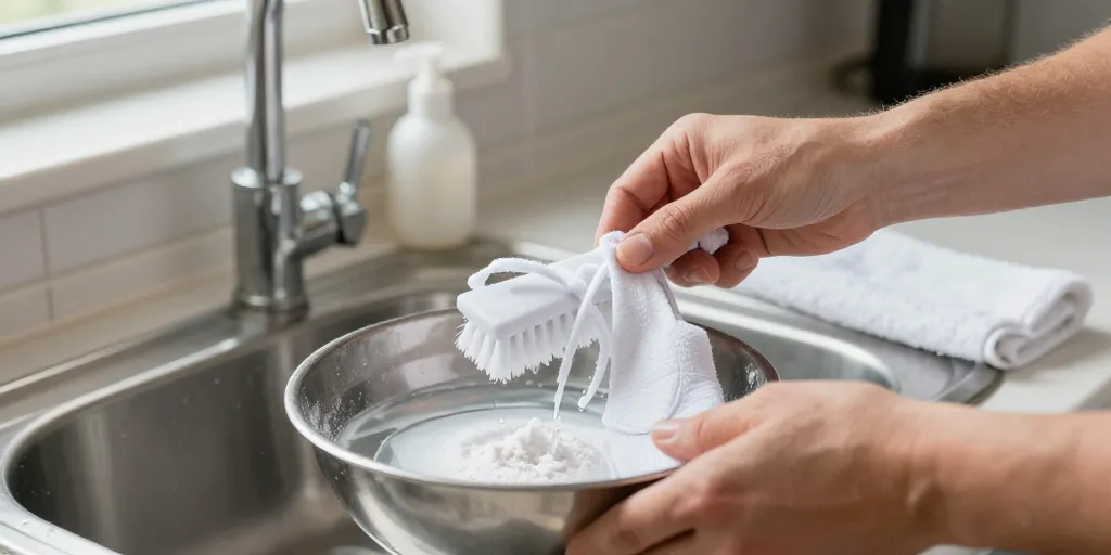 comment nettoyer lacets blancs