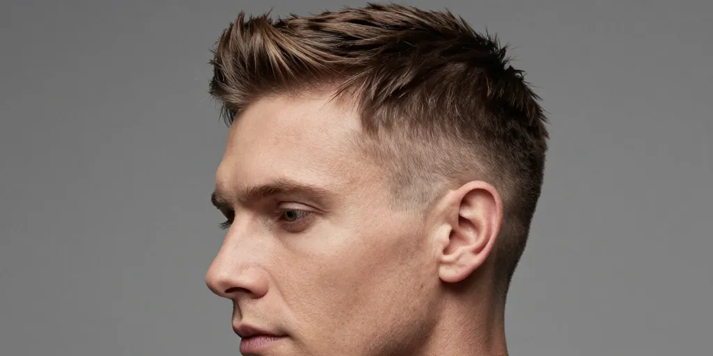 coupe courte dégradée effilée