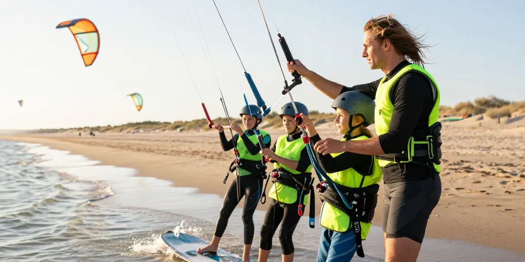 initiation kitesurf