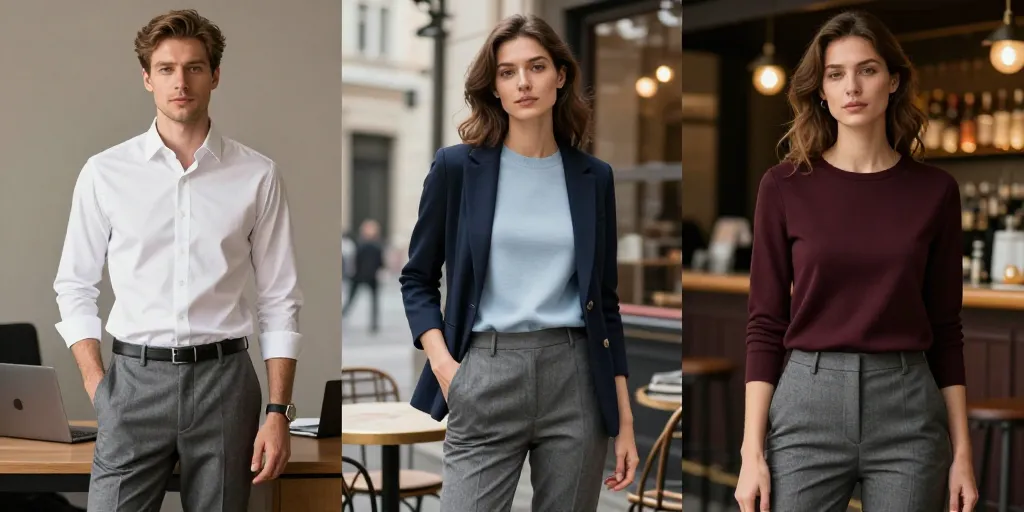 quelle couleur avec un pantalon gris