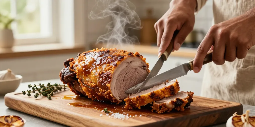 roti de porc air fryer