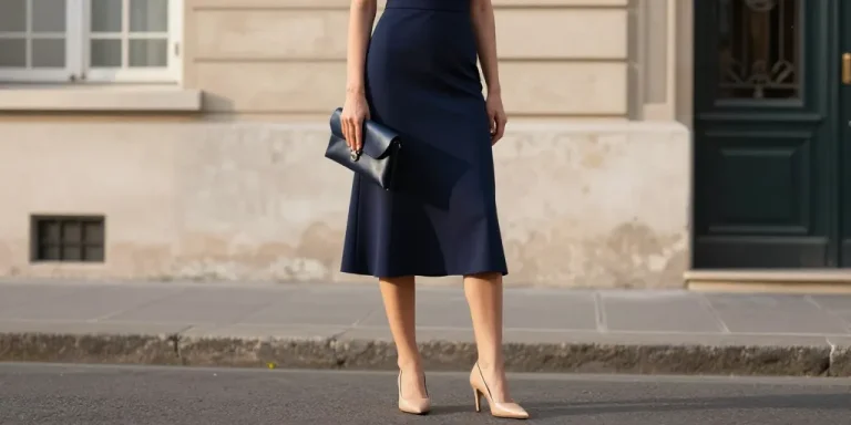 quelle chaussures avec robe bleu marine