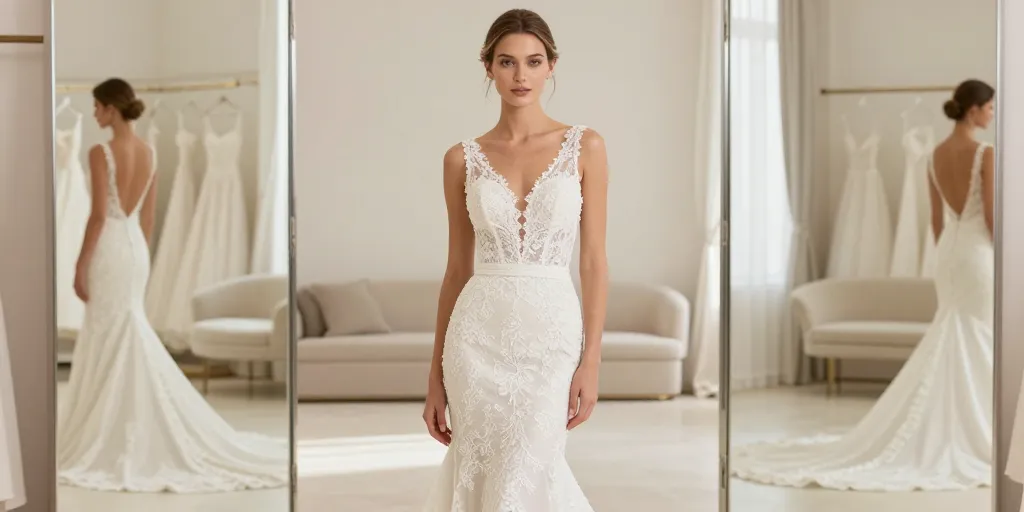 robe de mariée morphologie en 8